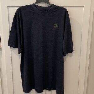 Champion Men's Dark Blue Short Sleeve Tee